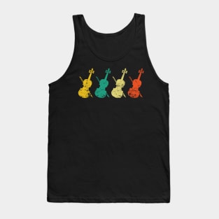 Retro Violin Tank Top